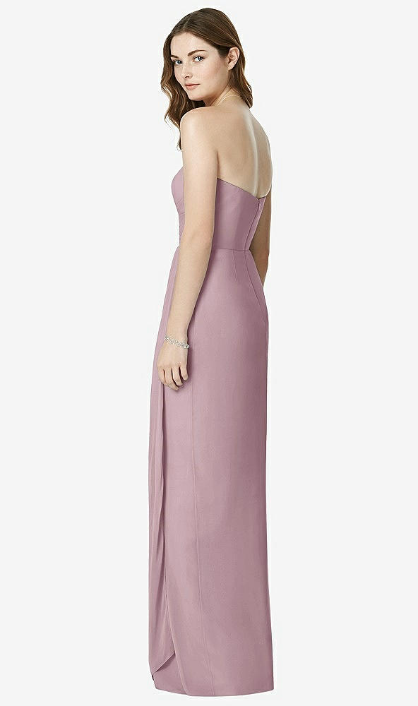 Back View - Dusty Rose Bella Bridesmaids Dress BB102