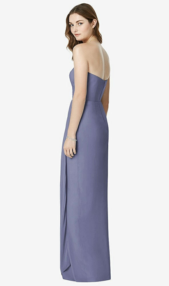 Back View - French Blue Bella Bridesmaids Dress BB102