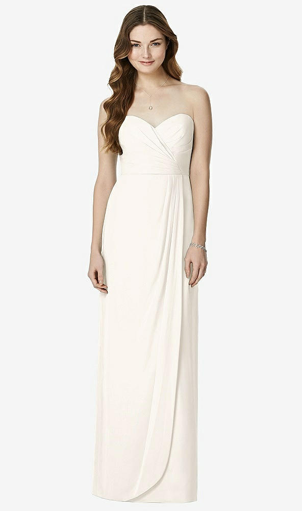 Front View - Ivory Bella Bridesmaids Dress BB102