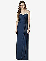 Front View Thumbnail - Midnight Navy Bella Bridesmaids Dress BB102