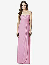 Front View Thumbnail - Powder Pink Bella Bridesmaids Dress BB102