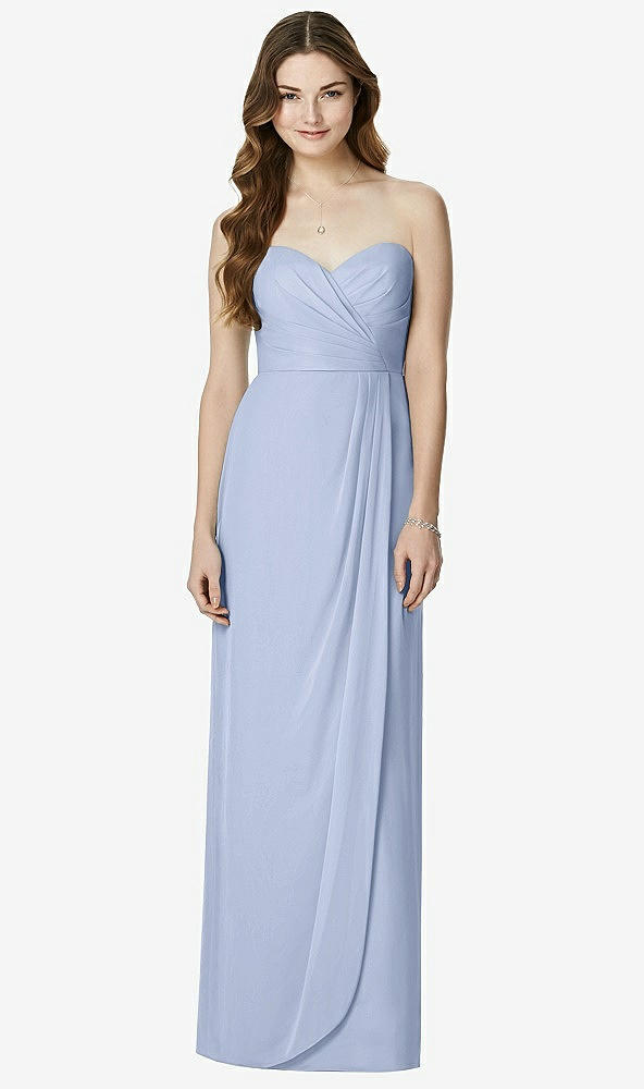 Front View - Sky Blue Bella Bridesmaids Dress BB102