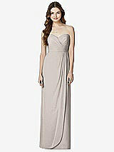 Front View Thumbnail - Taupe Bella Bridesmaids Dress BB102