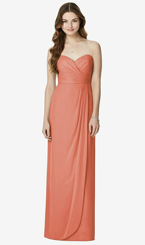 Front View - Terracotta Copper Bella Bridesmaids Dress BB102