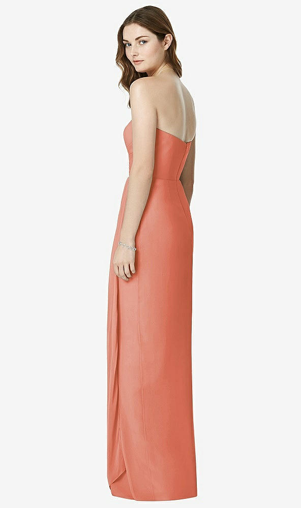 Back View - Terracotta Copper Bella Bridesmaids Dress BB102