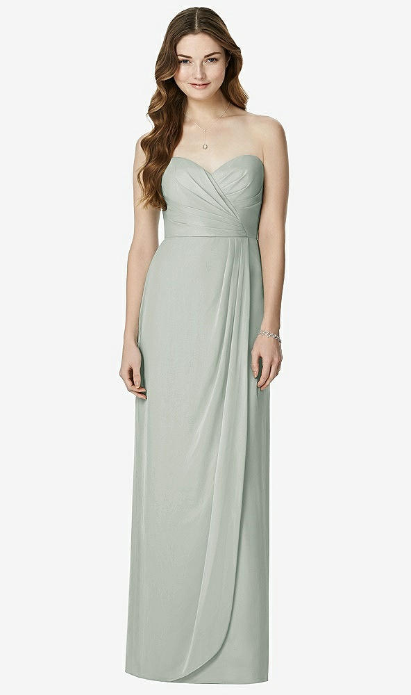 Front View - Willow Green Bella Bridesmaids Dress BB102