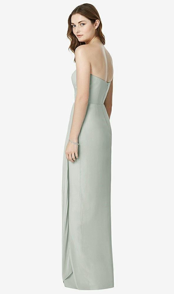 Back View - Willow Green Bella Bridesmaids Dress BB102