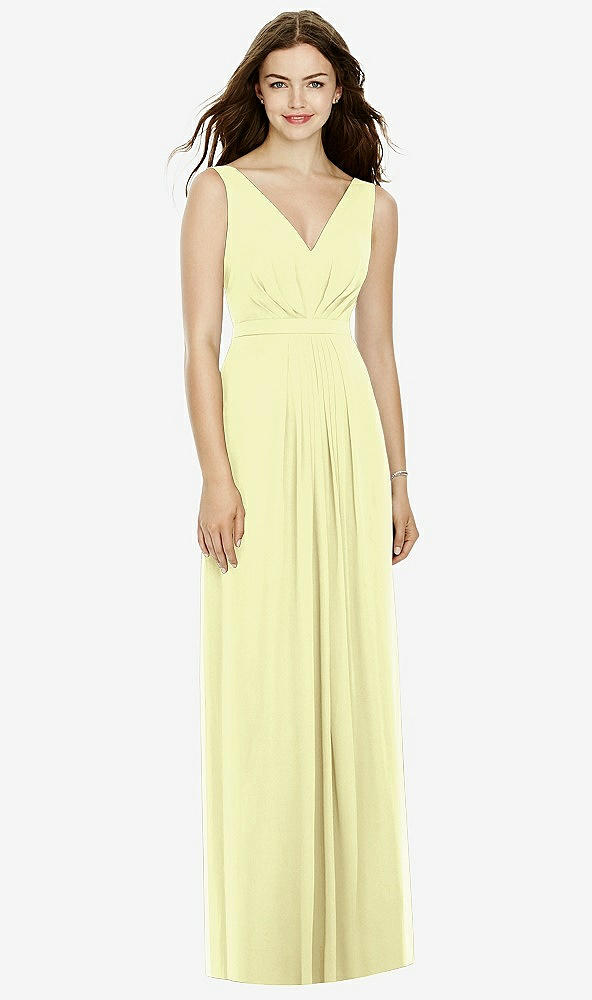 Front View - Butter Yellow Bella Bridesmaids Dress BB103