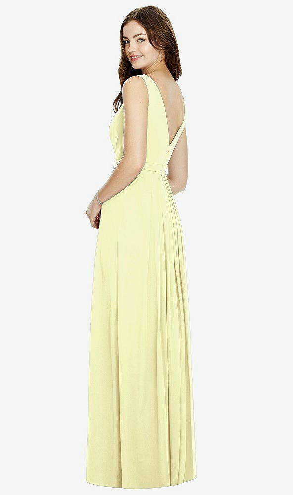 Back View - Butter Yellow Bella Bridesmaids Dress BB103