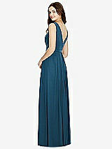 Rear View Thumbnail - Atlantic Blue Bella Bridesmaids Dress BB103