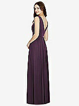 Rear View Thumbnail - Aubergine Bella Bridesmaids Dress BB103