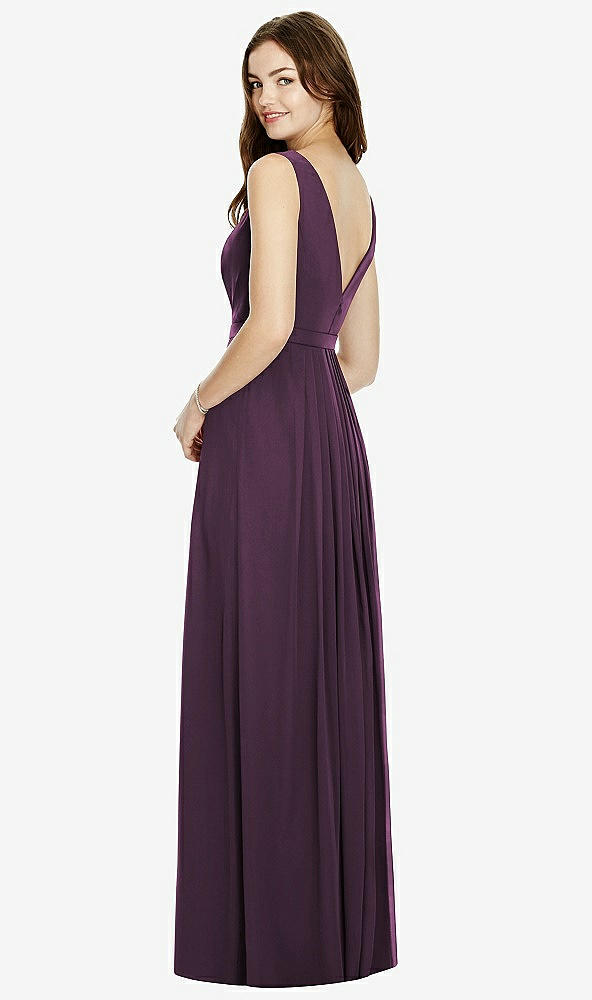 Back View - Aubergine Bella Bridesmaids Dress BB103