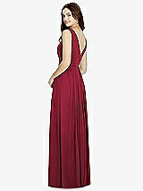 Rear View Thumbnail - Burgundy Bella Bridesmaids Dress BB103