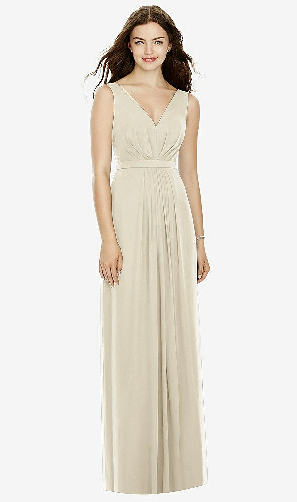 Front View - Champagne Bella Bridesmaids Dress BB103