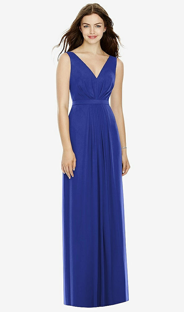 Front View - Cobalt Blue Bella Bridesmaids Dress BB103