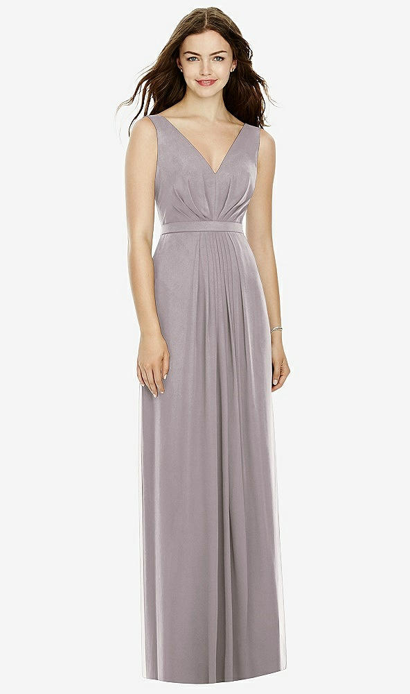 Front View - Cashmere Gray Bella Bridesmaids Dress BB103