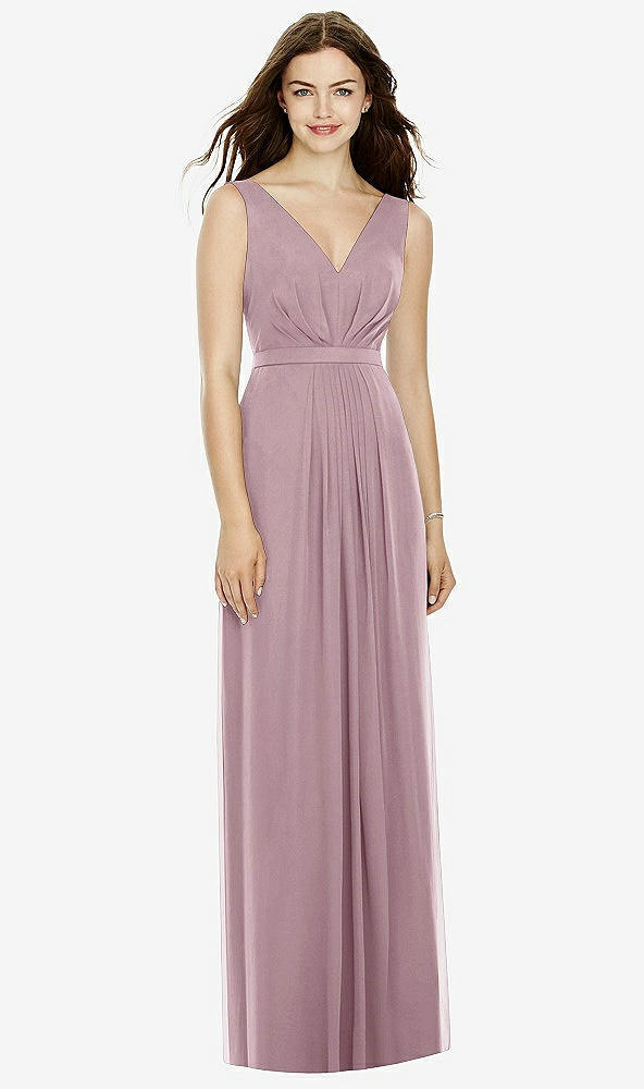 Front View - Dusty Rose Bella Bridesmaids Dress BB103