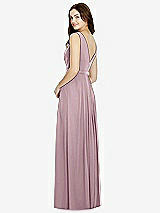 Rear View Thumbnail - Dusty Rose Bella Bridesmaids Dress BB103