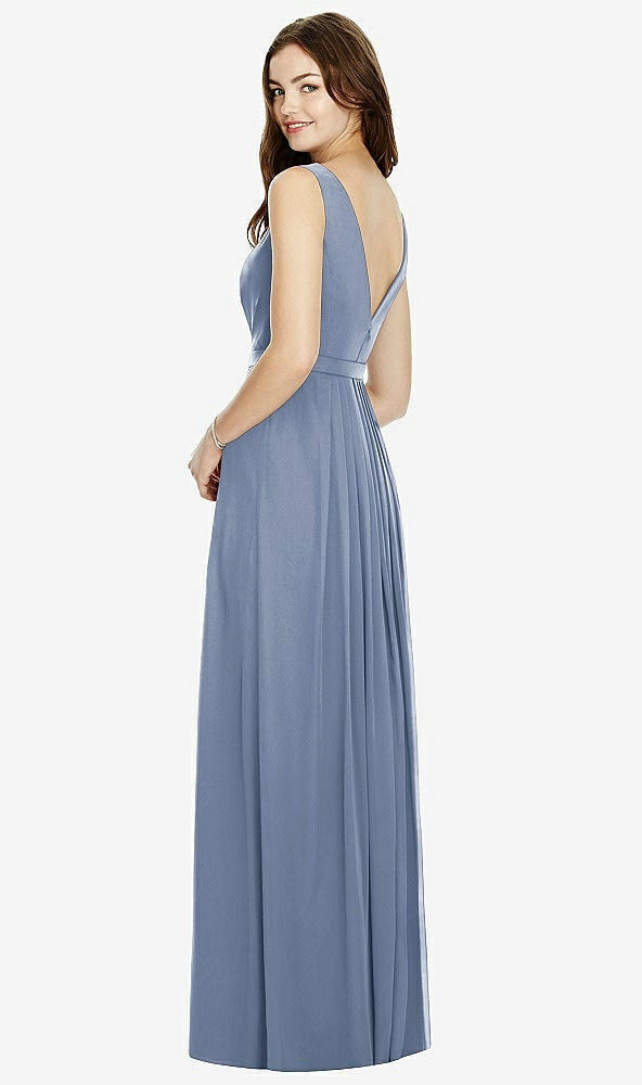 Back View - Larkspur Blue Bella Bridesmaids Dress BB103