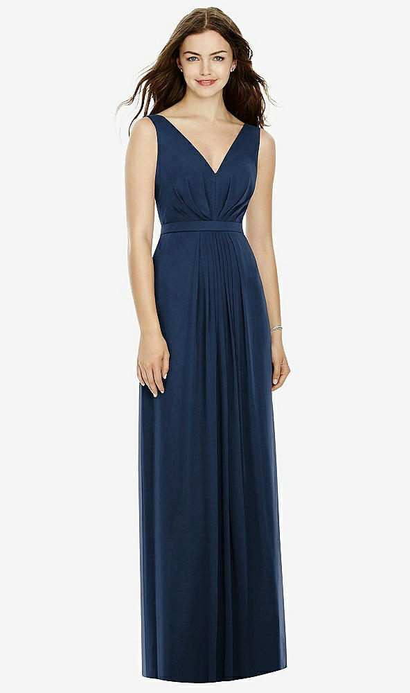 Front View - Midnight Navy Bella Bridesmaids Dress BB103