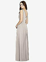 Rear View Thumbnail - Taupe Bella Bridesmaids Dress BB103