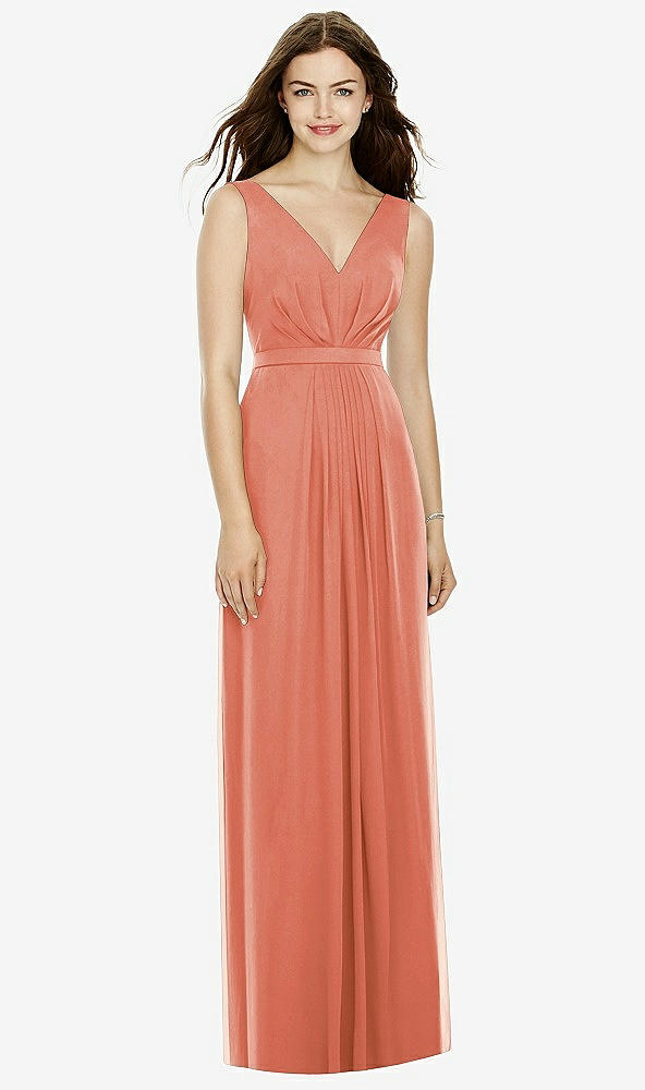 Front View - Terracotta Copper Bella Bridesmaids Dress BB103