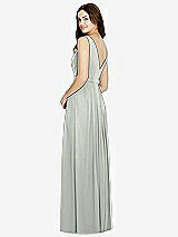 Rear View Thumbnail - Willow Green Bella Bridesmaids Dress BB103