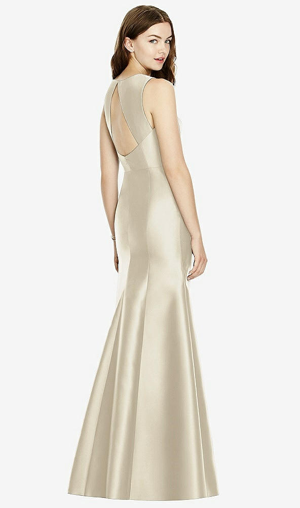 Front View - Champagne Bella Bridesmaids Dress BB106