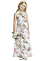 Front View Thumbnail - Butterfly Botanica Ivory Flower Girl Dress FL4054