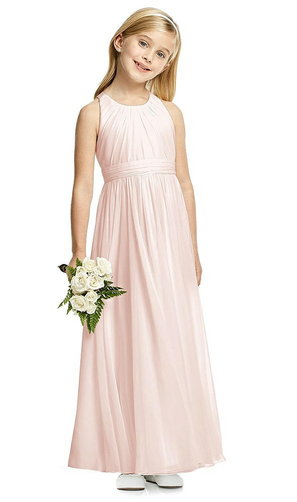 Front View - Blush Flower Girl Dress FL4054