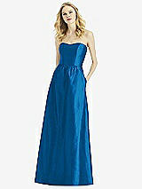 Front View Thumbnail - Cerulean After Six Bridesmaid Dress 6772