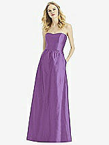 Front View Thumbnail - Lotus After Six Bridesmaid Dress 6772