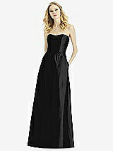 Front View Thumbnail - Black After Six Bridesmaid Dress 6772