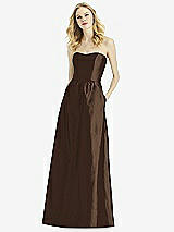 Front View Thumbnail - Drift Wood After Six Bridesmaid Dress 6772