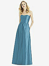 Front View Thumbnail - Glacier After Six Bridesmaid Dress 6772