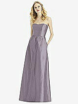 Front View Thumbnail - Shadow After Six Bridesmaid Dress 6772