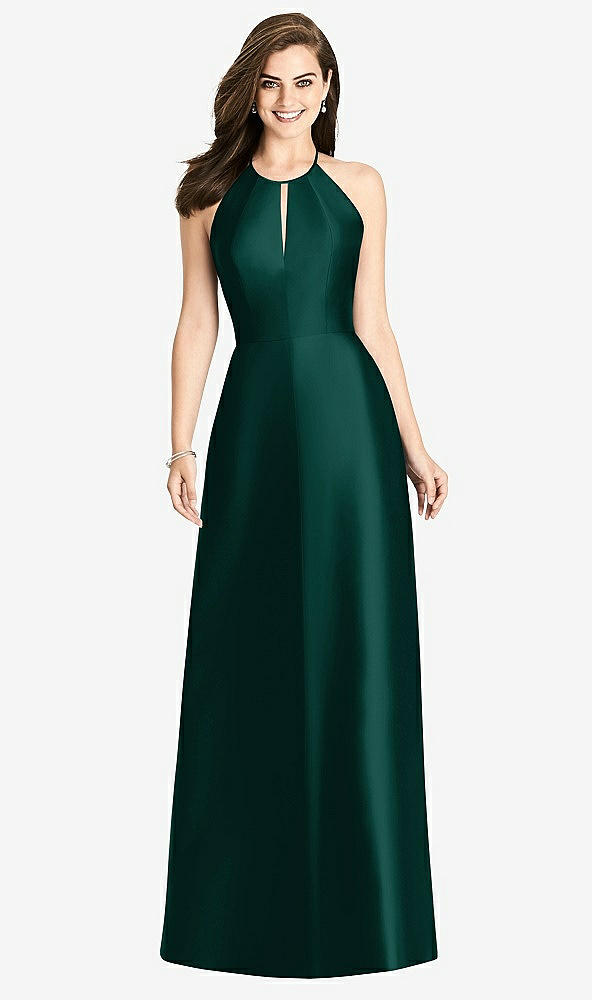 Back View - Evergreen Bella Bridesmaids Dress BB115