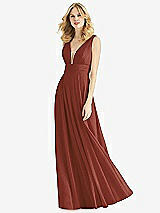 Front View Thumbnail - Auburn Moon & Light Nude Bella Bridesmaids Dress BB109