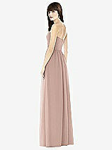 Rear View Thumbnail - Neu Nude Sweeheart Chiffon Natural Waist Dress