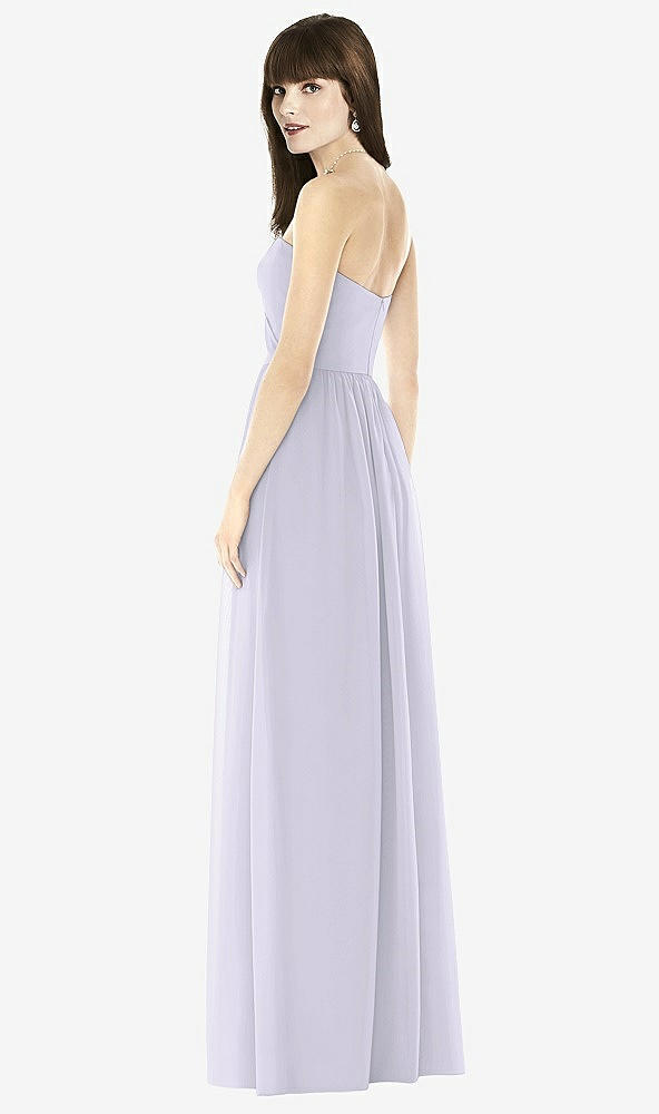 Back View - Silver Dove Sweeheart Chiffon Natural Waist Dress