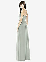 Rear View Thumbnail - Willow Green Sweeheart Chiffon Natural Waist Dress