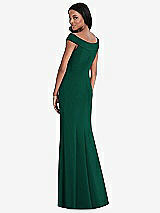 Rear View Thumbnail - Hunter Green After Six Bridesmaid Dress 6802