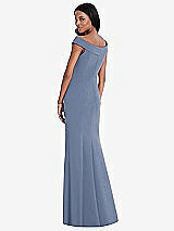 Rear View Thumbnail - Larkspur Blue After Six Bridesmaid Dress 6802