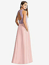 Front View Thumbnail - Rose & Suede Rose Alfred Sung Junior Bridesmaid Style JR545