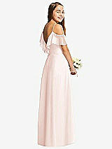 Rear View Thumbnail - Blush Dessy Collection Junior Bridesmaid Dress JR548