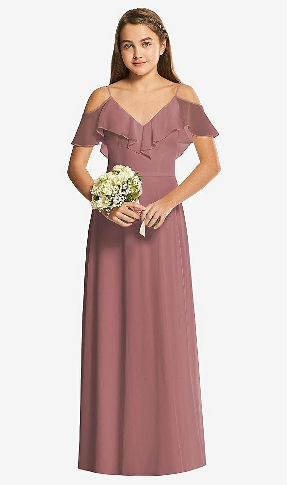 Front View - Rosewood Dessy Collection Junior Bridesmaid Dress JR548