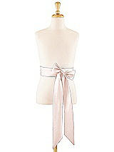 Front View Thumbnail - Blush Satin Twill Flower Girl Sash