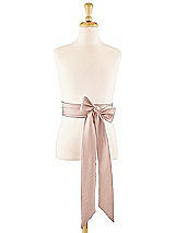 Front View Thumbnail - Toasted Sugar Satin Twill Flower Girl Sash