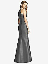 Rear View Thumbnail - Gunmetal Bella Bridesmaid Dress BB121