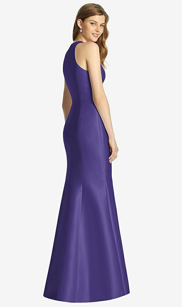 Back View - Grape Bella Bridesmaid Dress BB121